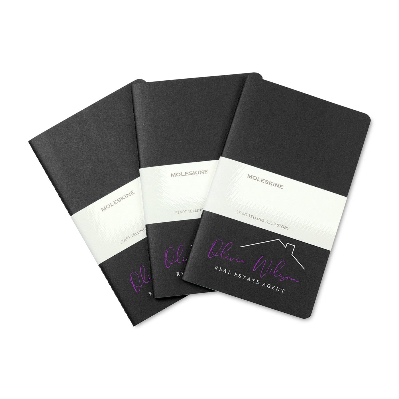 Moleskine Journals & Notebooks One Size / Black Moleskine - Cahier Ruled Pocket Journal 3-Pack