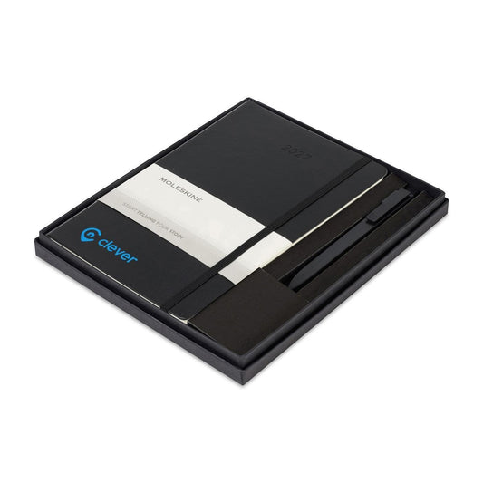 Moleskine Journals & Notebooks One Size / Black Moleskine - Hard Cover Large 12-Month Weekly 2027 Planner and GO Pen Gift Set