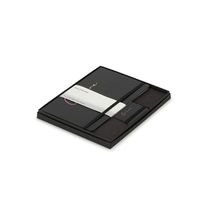 Moleskine Journals & Notebooks One Size / Black Moleskine - Large Notebook and Mini Notebook Charm Gift Set