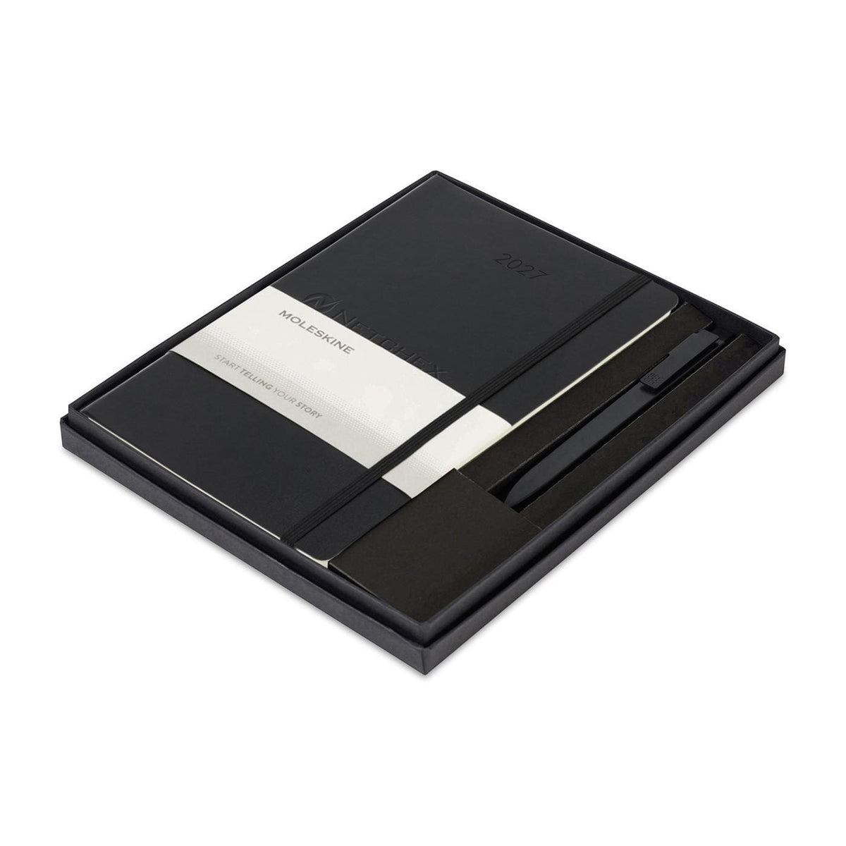 Moleskine Journals & Notebooks One Size / Black Moleskine - Soft Cover Large 12-Month Weekly 2027 Planner and GO Pen Gift Set