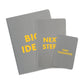 Moleskine Journals & Notebooks One Size / Pebble Grey Moleskine - Cahier Ruled Assorted Size 3-Pack