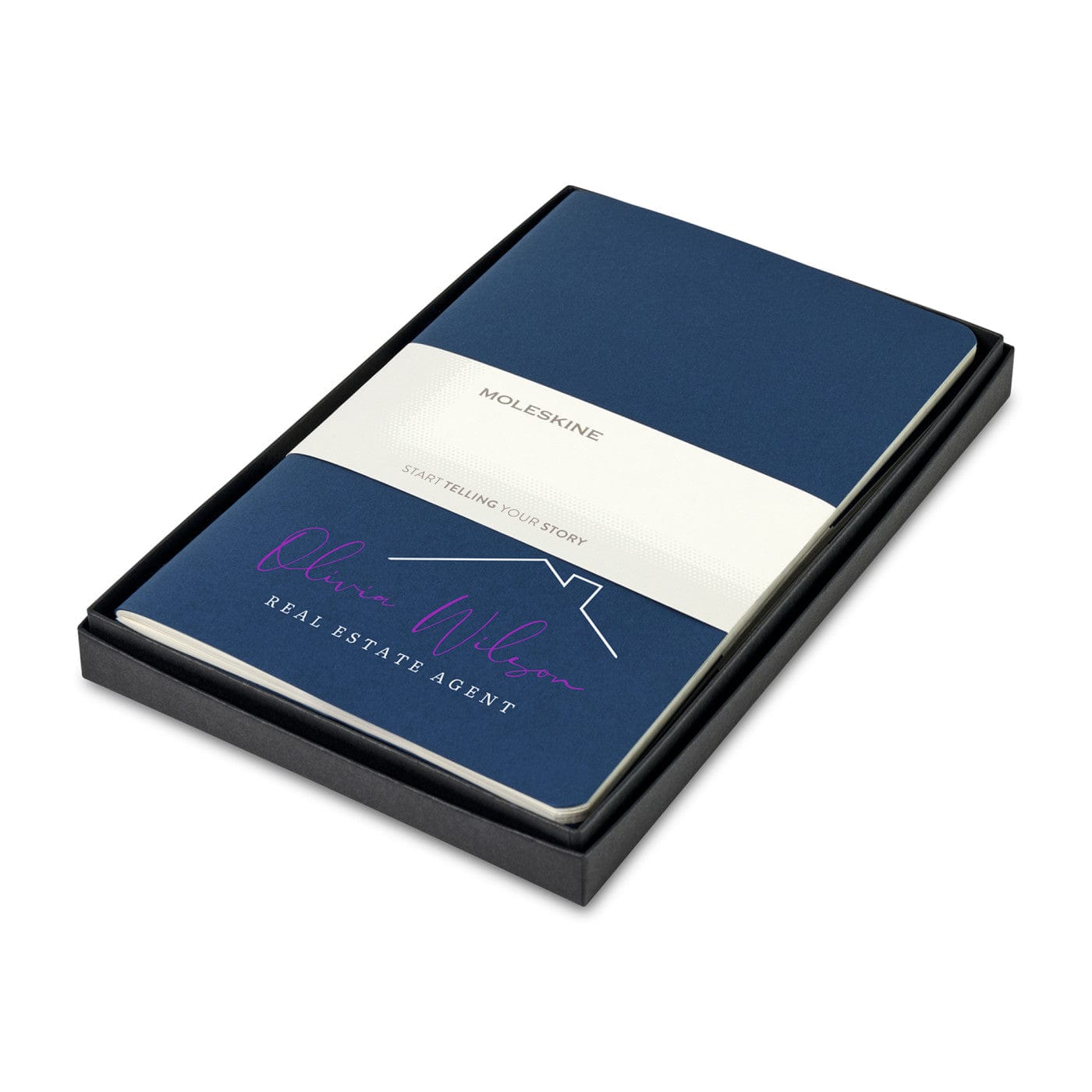 Moleskine Journals & Notebooks One Size / Sapphire Blue Moleskine - Large Cahier Gift Set
