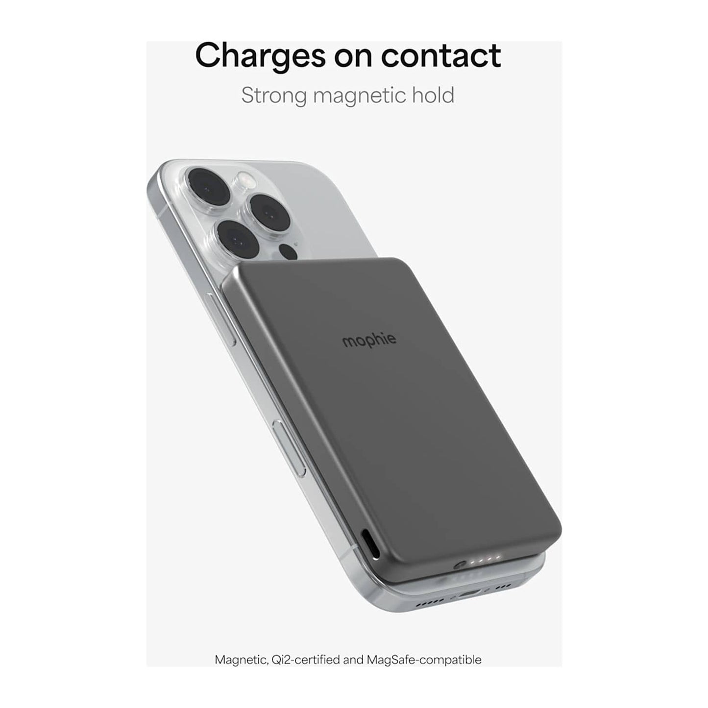 mophie Electronics One Size / Grey mophie - Powerstation Wireless Slim