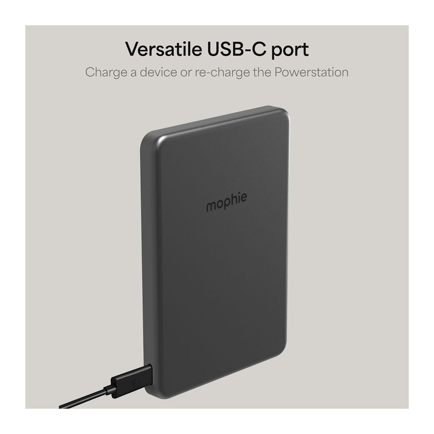 mophie Electronics One Size / Grey mophie - Powerstation Wireless Slim