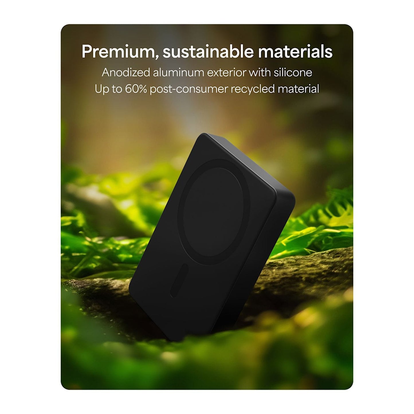 mophie Electronics One Size / Grey mophie - Slim 10,000 mAh Qi2 Wireless Power Bank