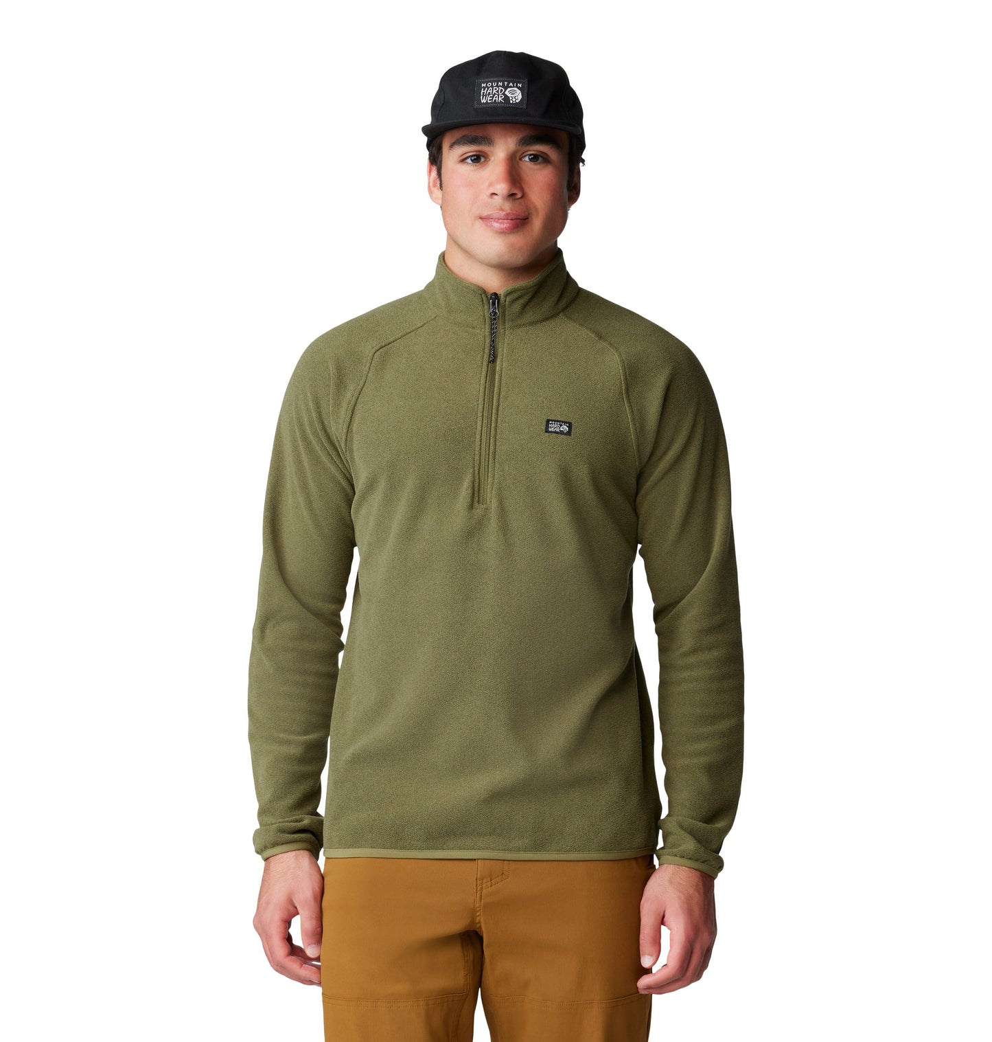 Mountain Hardwear Fleece S / Combat Green Heather Mountain Hardwear - Men's Microchill™ 1/4-Zip Pullover