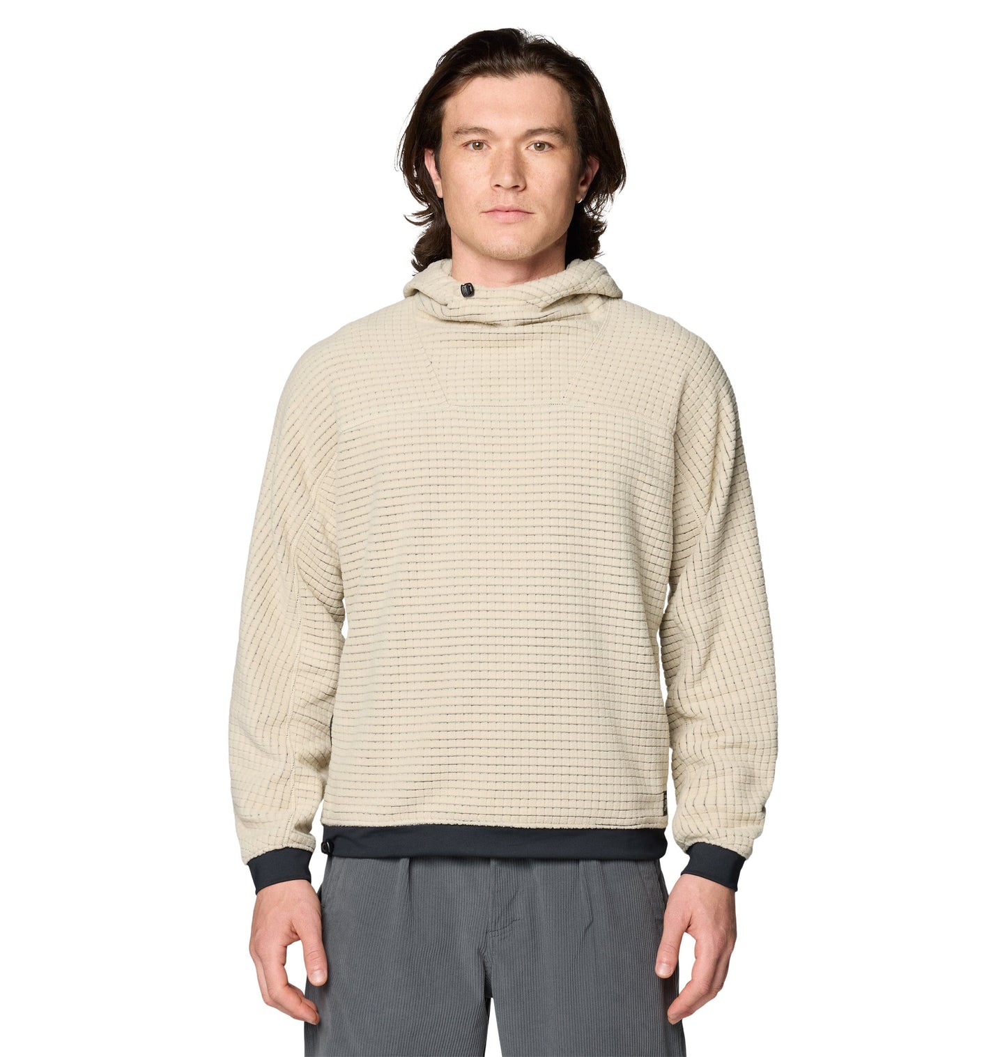 Mountain Hardwear Fleece S / Fossil Mountain Hardwear - Men's Summit Grid™ Big Grid Hoody