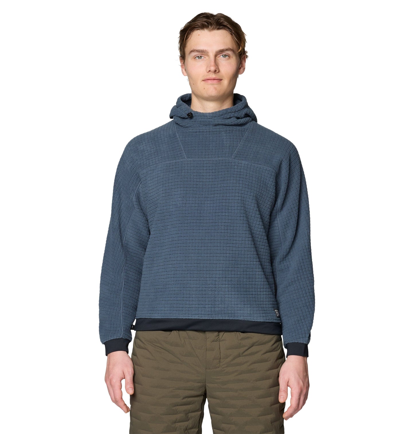 Mountain Hardwear Fleece S / Moon Blue Mountain Hardwear - Men's Summit Grid™ Big Grid Hoody
