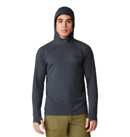 Mountain Hardwear Layering S / Dark Storm Mountain Hardwear - Men's Crater Lake™ LS Hoody