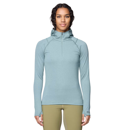 Mountain Hardwear Layering XS / Blue Sage/Ice Shadow Mountain Hardwear - Women's Crater Lake™ Heavyweight Half Zip Hoody
