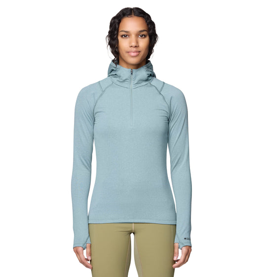 Mountain Hardwear Layering XS / Blue Sage/Ice Shadow Mountain Hardwear - Women's Crater Lake™ Heavyweight Half Zip Hoody