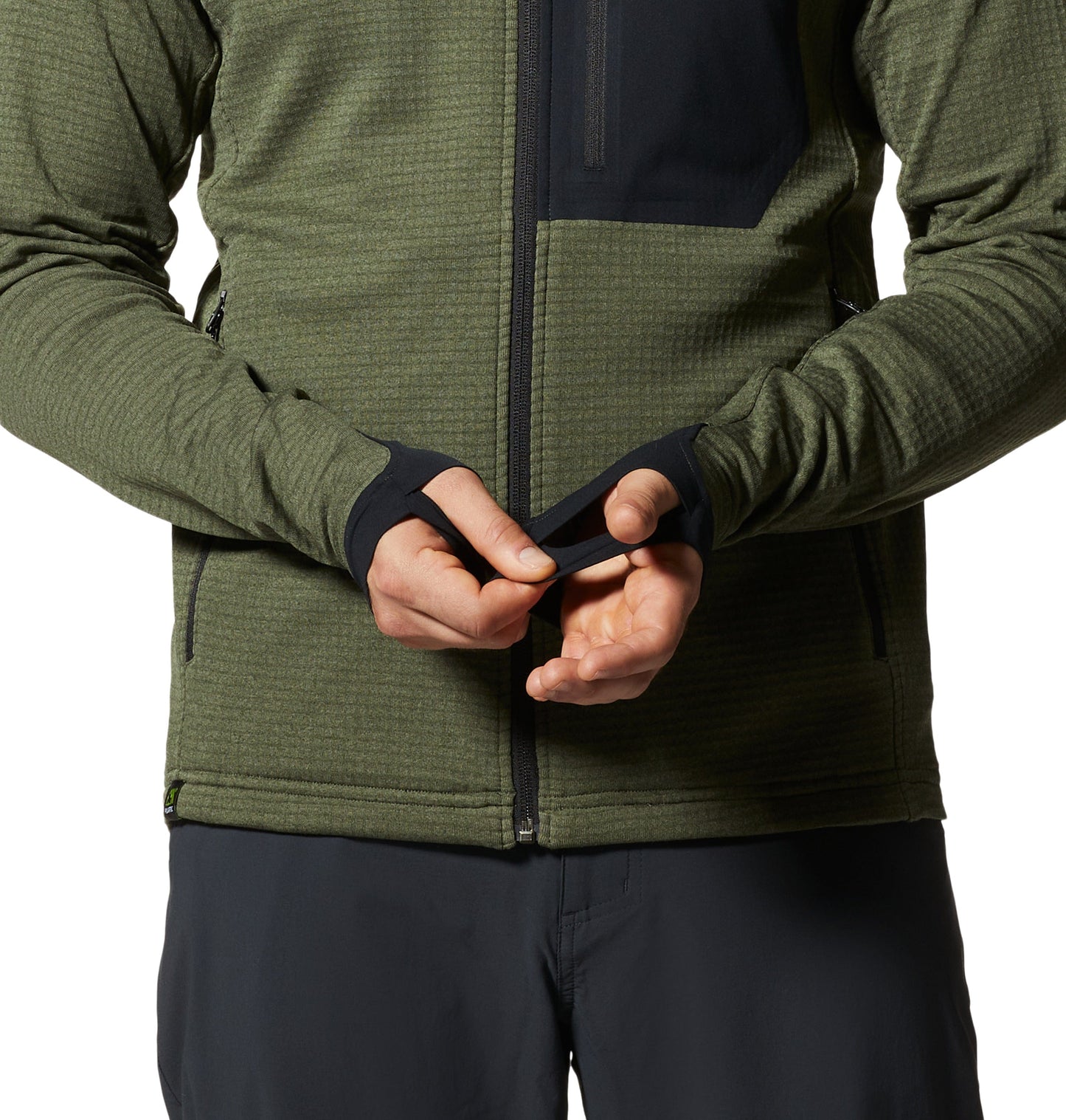 Mountain Hardwear Outerwear Mountain Hardwear - Men's Polartec® Power Grid™ Full-Zip Hoody