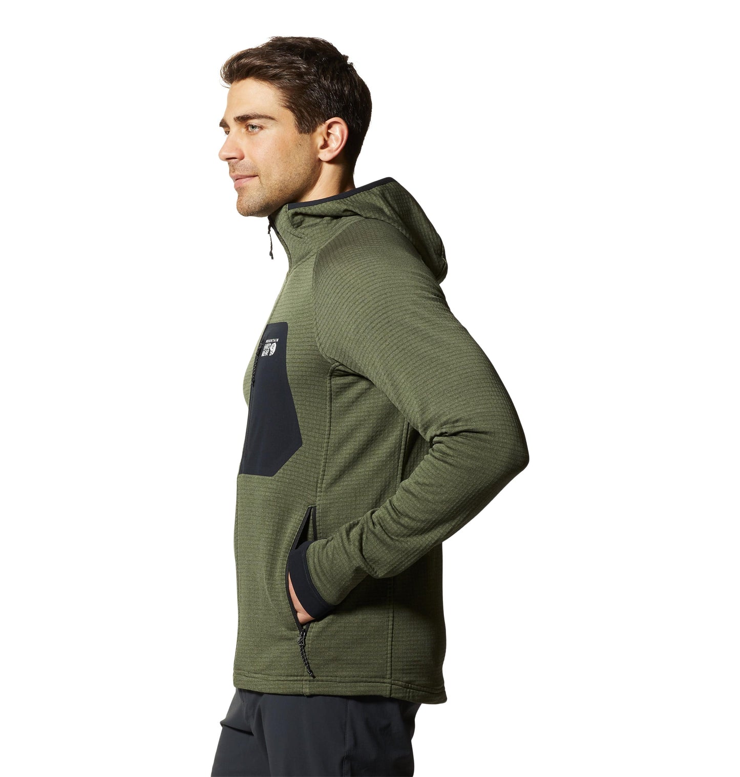 Mountain Hardwear Outerwear Mountain Hardwear - Men's Polartec® Power Grid™ Full-Zip Hoody