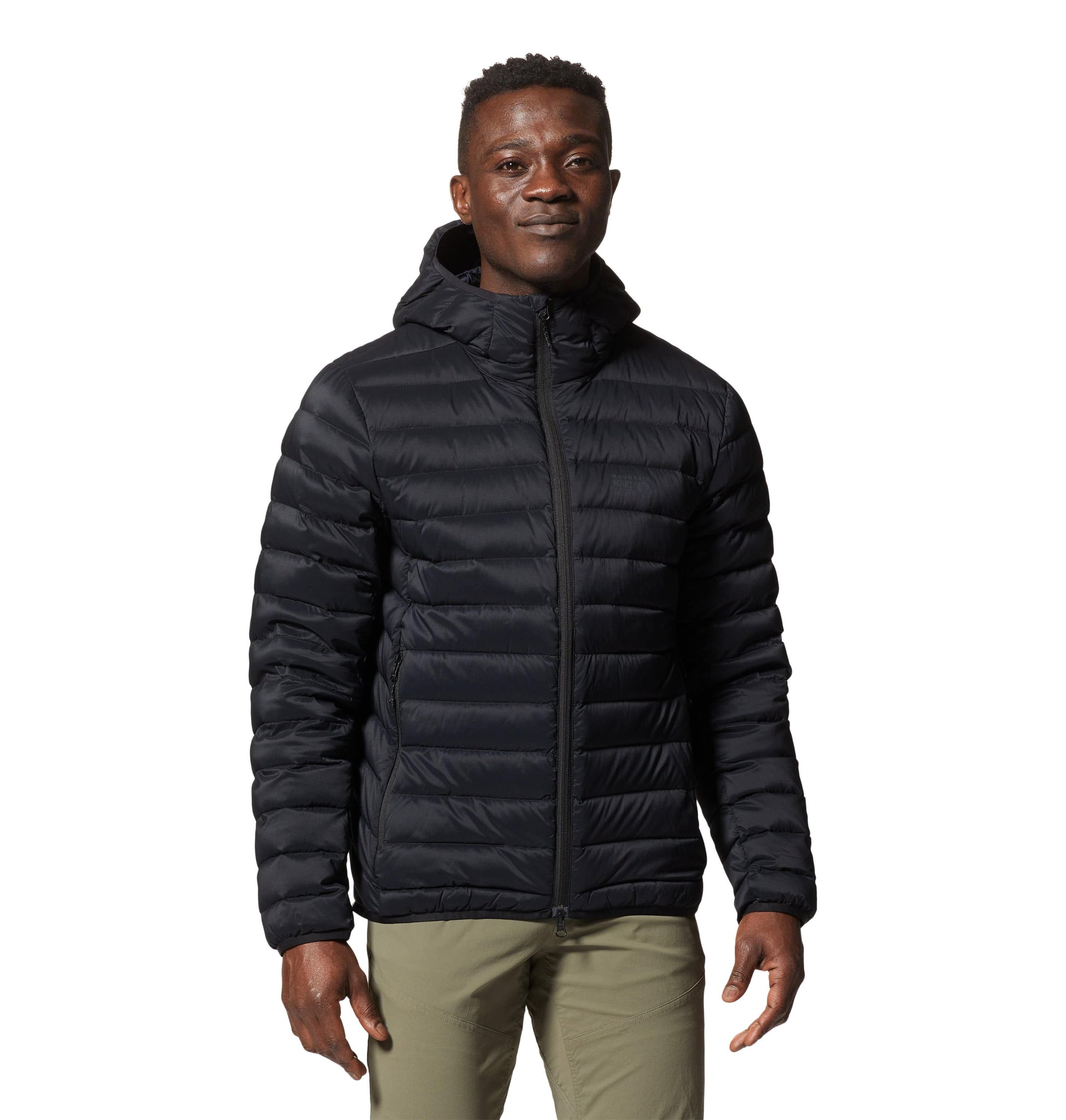 Mountain Hardwear Outerwear S / Black Mountain Hardwear - Men's Deloro™ Down Full-Zip Hoody