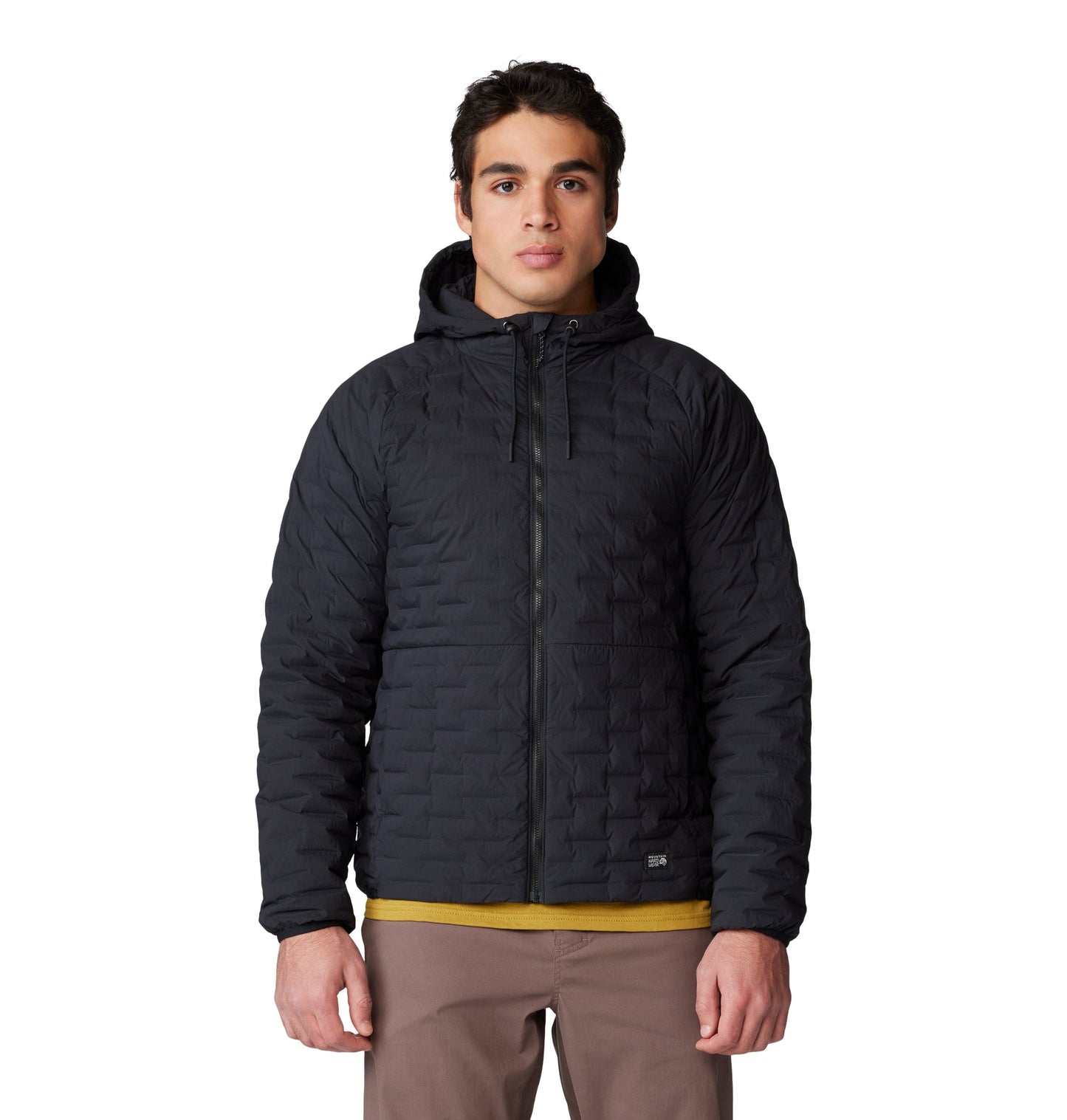 Mountain Hardwear Outerwear S / Black Mountain Hardwear - Men's Stretchdown™ Light Full-Zip Hoody