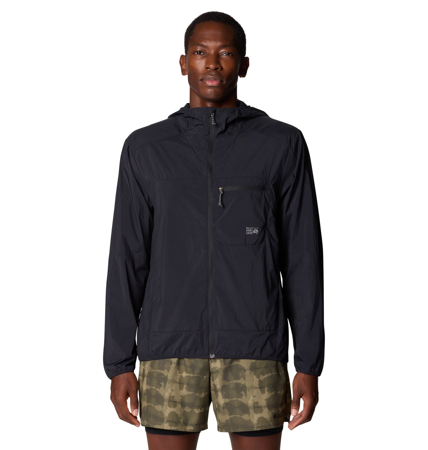 Mountain Hardwear Outerwear S / Black Mountain Hardwear - Men's Wind Veil™ Hooded Jacket