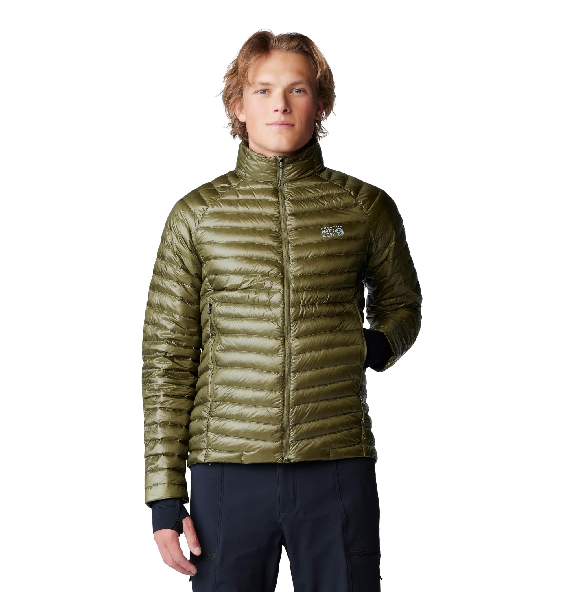 Mountain Hardwear Outerwear S / Combat Green Mountain Hardwear - Men's Ghost Whisperer™ Down Jacket