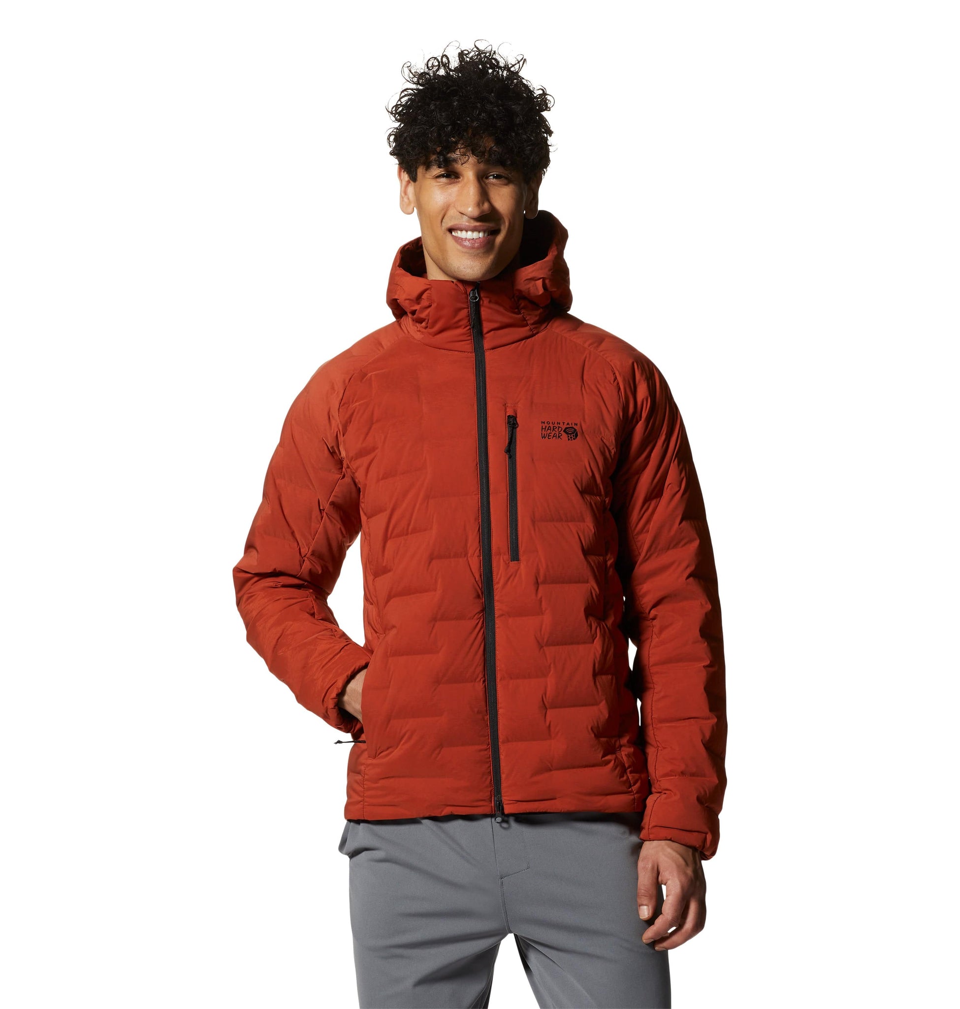 Mountain Hardwear Outerwear S / Dark Copper Mountain Hardwear - Men's Stretchdown™ Hoody