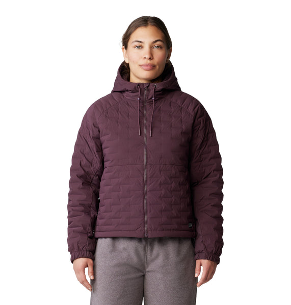 Mountain Hardwear Outerwear XS / Blackberry Mountain Hardwear - Women's Stretchdown™ Light Full-Zip Hoody