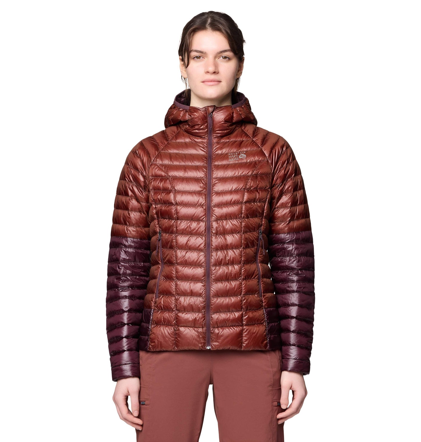 Mountain Hardwear Outerwear XS / Bourbon Brown/Blackberry Mountain Hardwear - Women's Ghost Whisperer™ Down Hoody