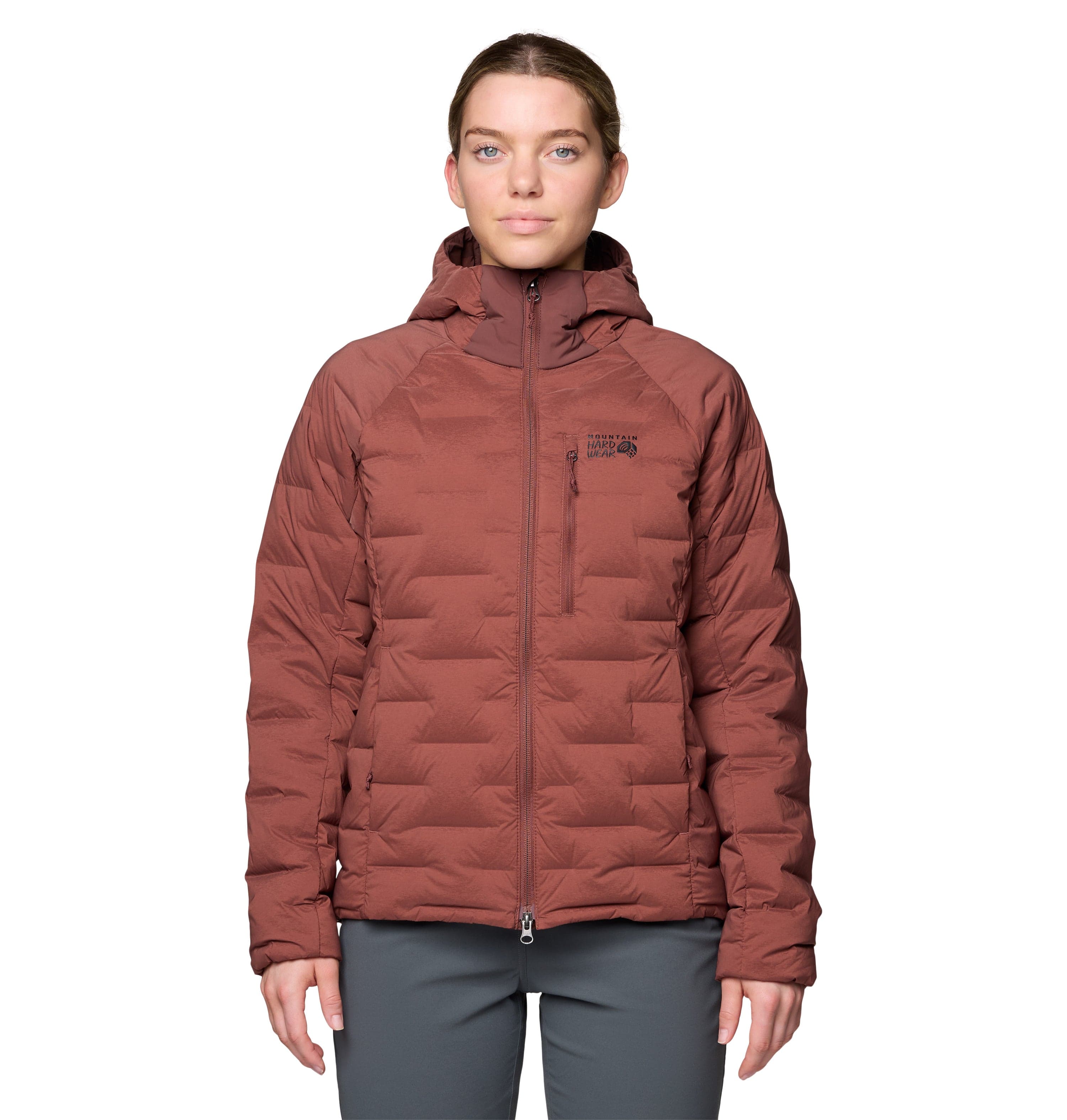 MOUNTAIN HARD WEAR WOMEN スノージャケット　M　ホワイト Amazon.com: Mountain Hardwear Standard StretchDown High-Hip