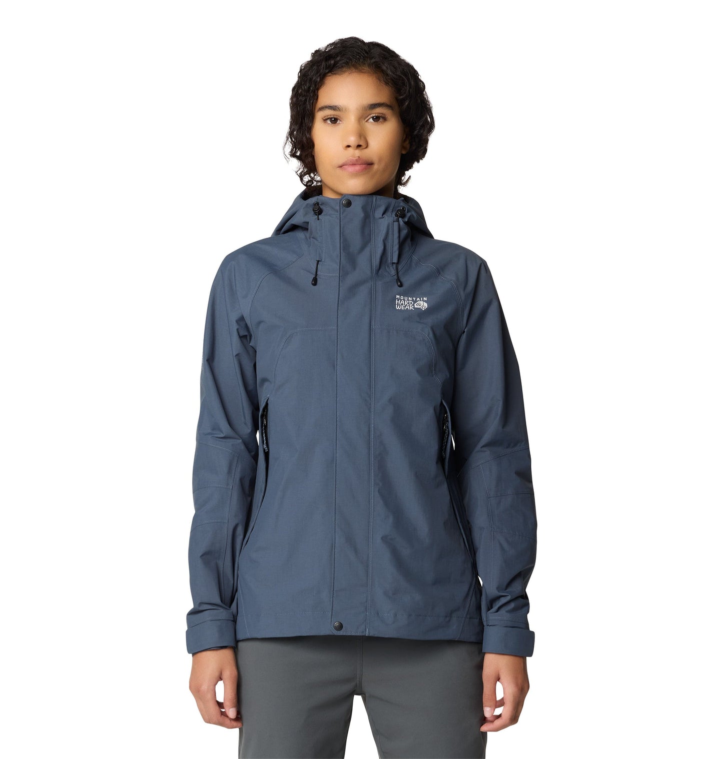 Mountain Hardwear Outerwear XS / Moon Blue Mountain Hardwear - Women's Dry Times™ Hooded Jacket