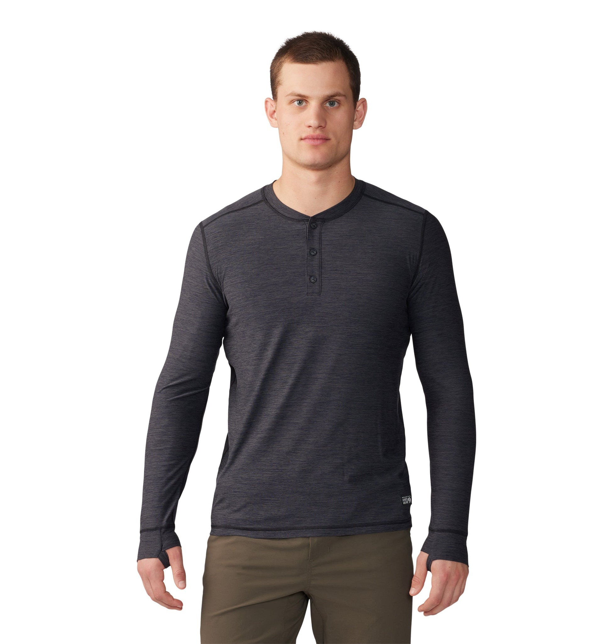 Mountain Hardwear T-shirts S / Black Heather Mountain Hardwear - Men's Chillaction™ Long Sleeve Crew