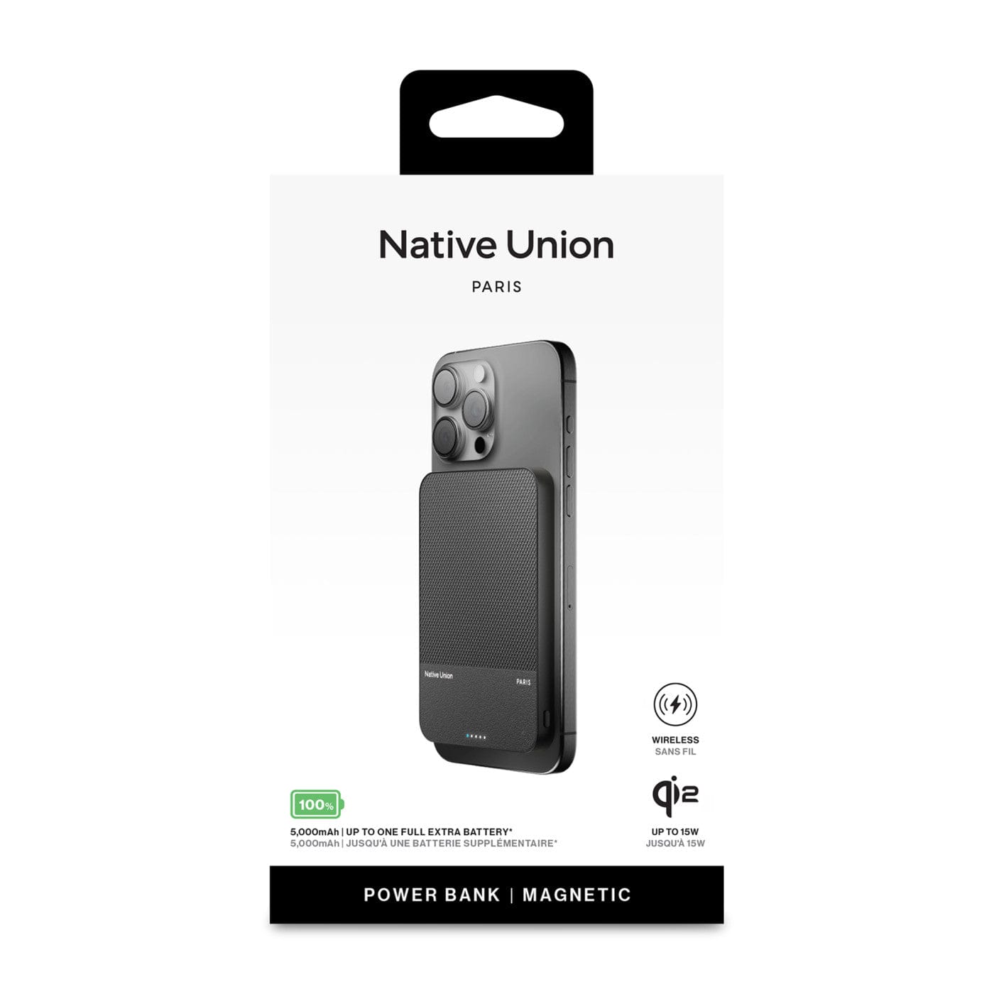 Native Union Electronics Native Union - (RE)Classic Magnetic Power Bank 5000mAh