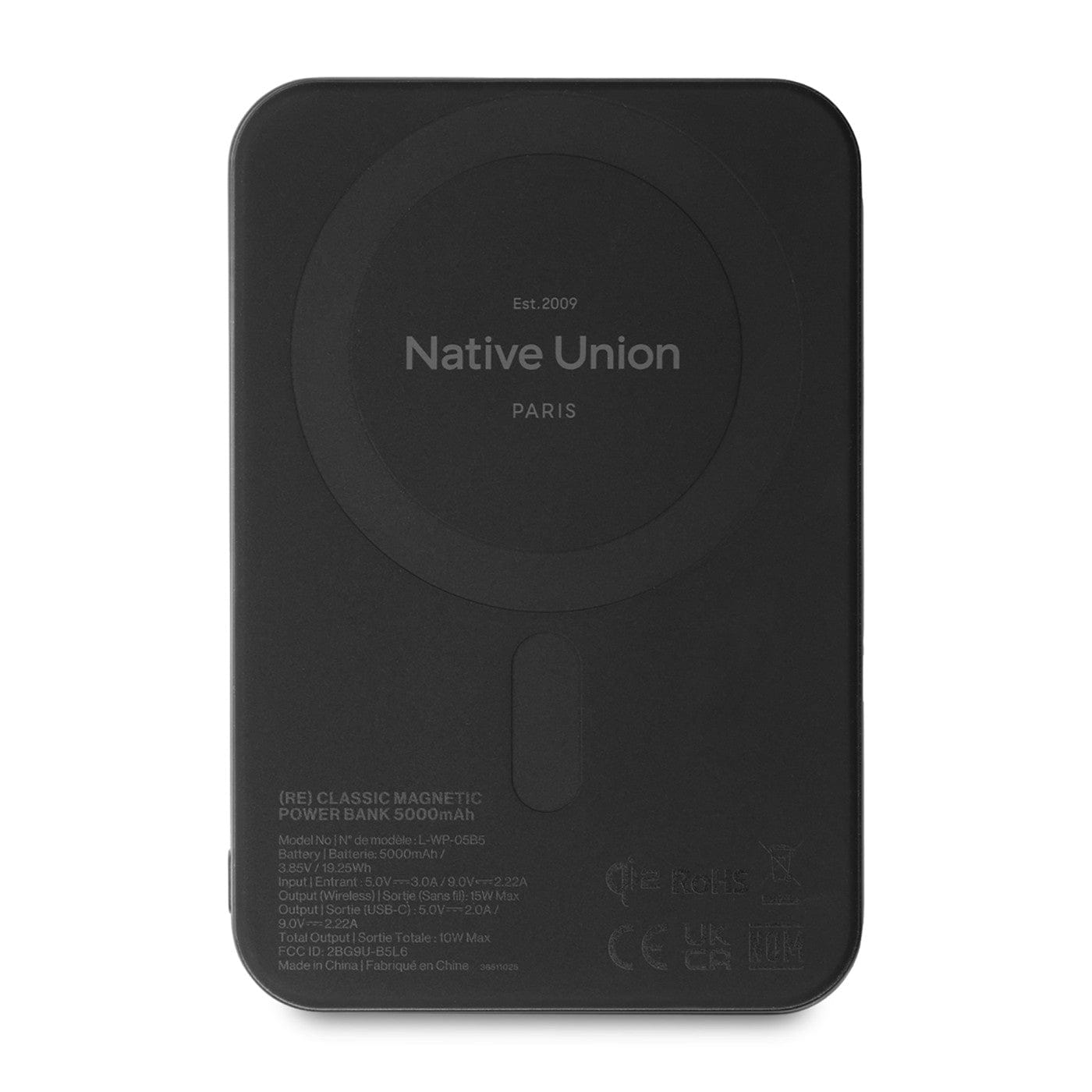 Native Union Electronics Native Union - (RE)Classic Magnetic Power Bank 5000mAh