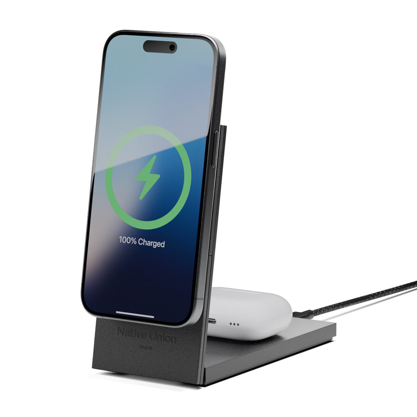 Native Union Electronics Native Union - Rise 2-IN-1 Qi2 Wireless Charger