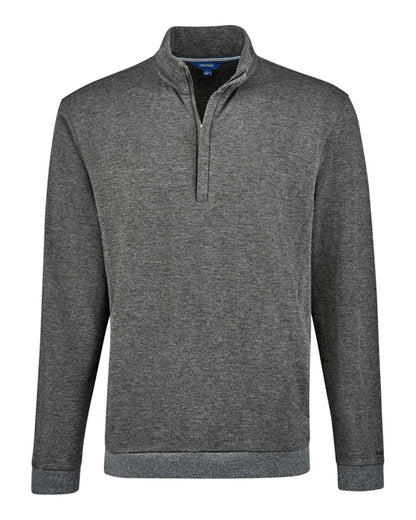 Nautica Layering S / Charcoal Heather Nautica - Men's Explorer Half-Zip Fleece Jacket