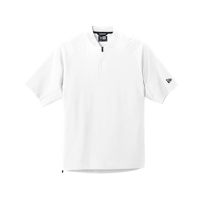 New Era Activewear XS / White New Era - Cage Short Sleeve 1/4-Zip Jacket