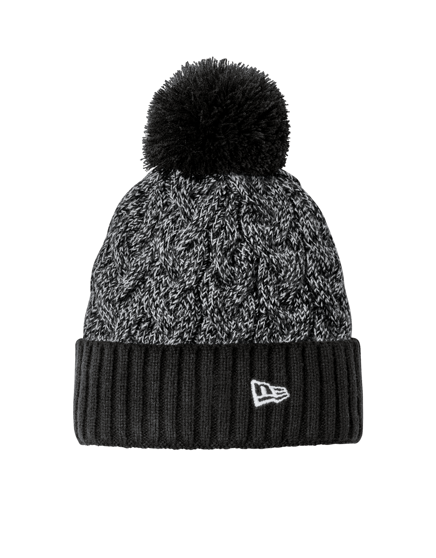 New Era Headwear One Size / Black/Graphite/White New Era - Marled Knit Pom Beanie
