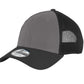 New Era Headwear One Size / Charcoal/Black New Era - 9FORTY Snapback Contrast Front Mesh Cap