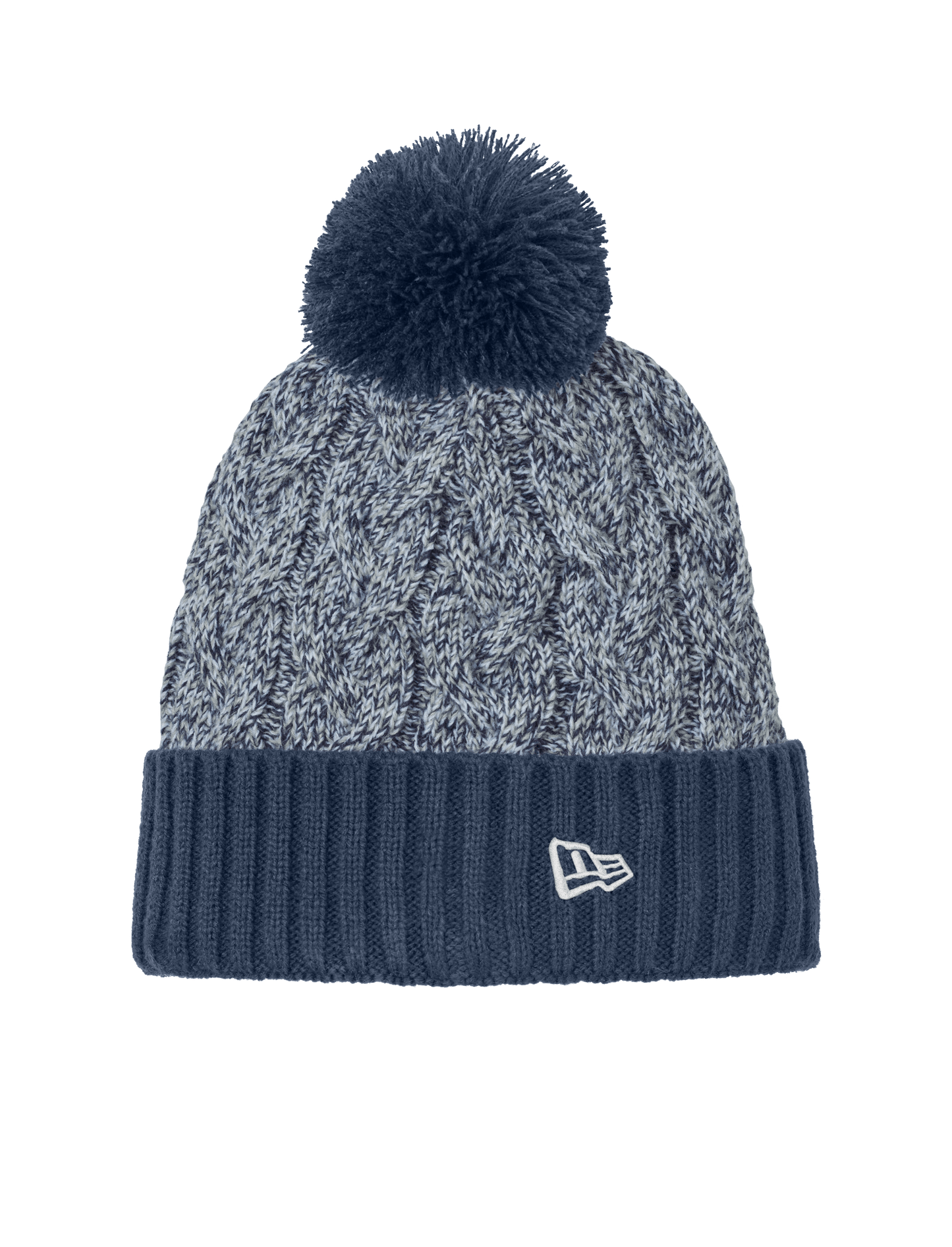 New Era Headwear One Size / Deep Navy/Grey/White New Era - Marled Knit Pom Beanie