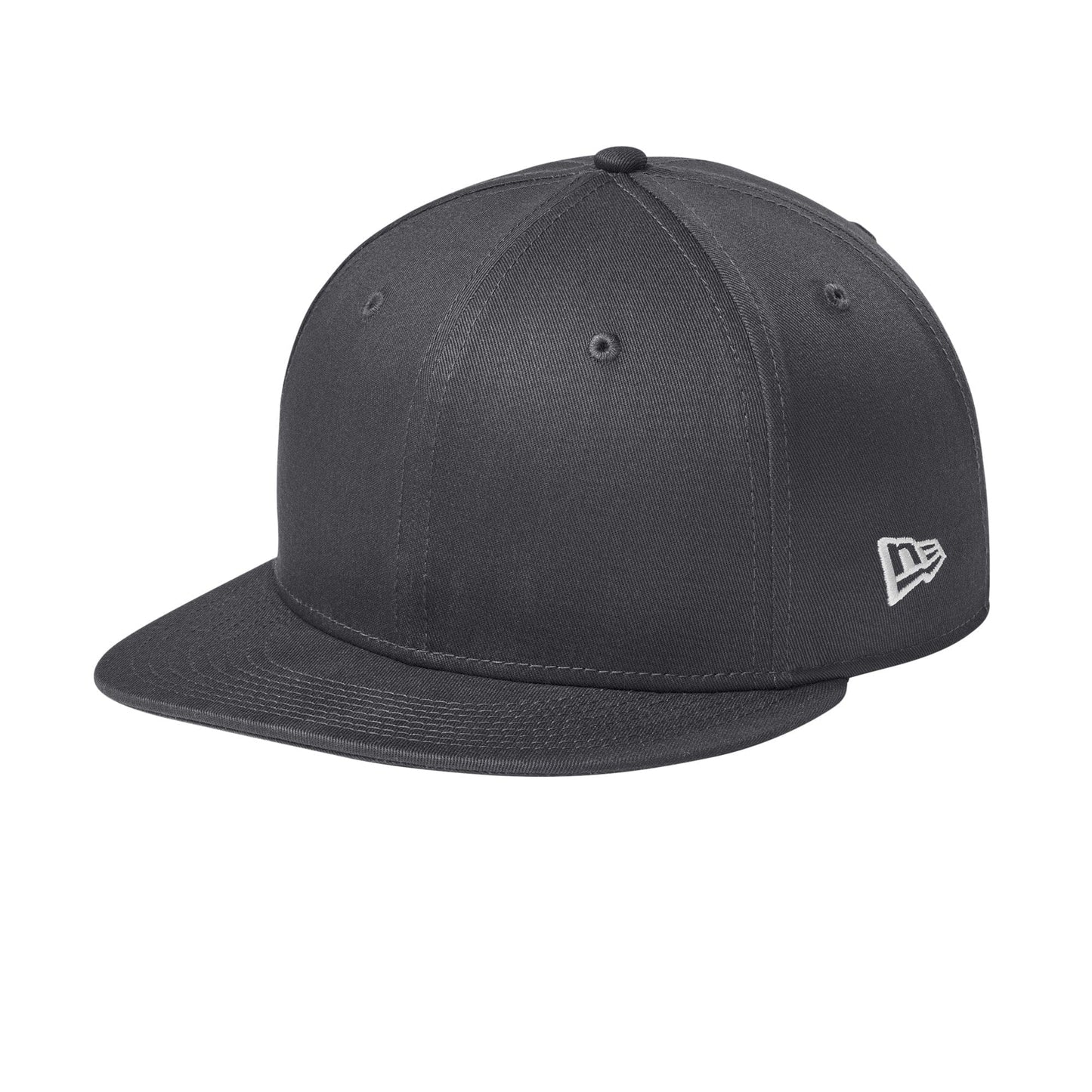 New Era Headwear One Size / Flag Charcoal New Era - 9FIFTY Flat Bill Snapback Cap (Flag Logo)