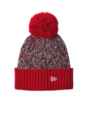 New Era Headwear One Size / Scarlet/Black/White New Era - Marled Knit Pom Beanie