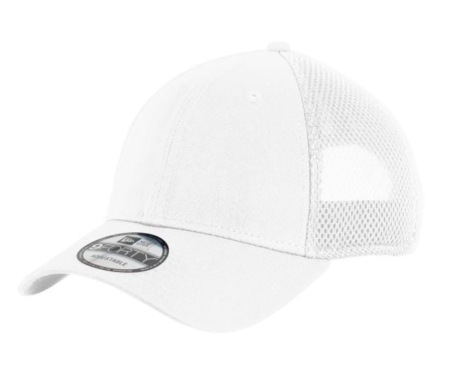 New Era Headwear One Size / White/White New Era - 9FORTY Snapback Contrast Front Mesh Cap
