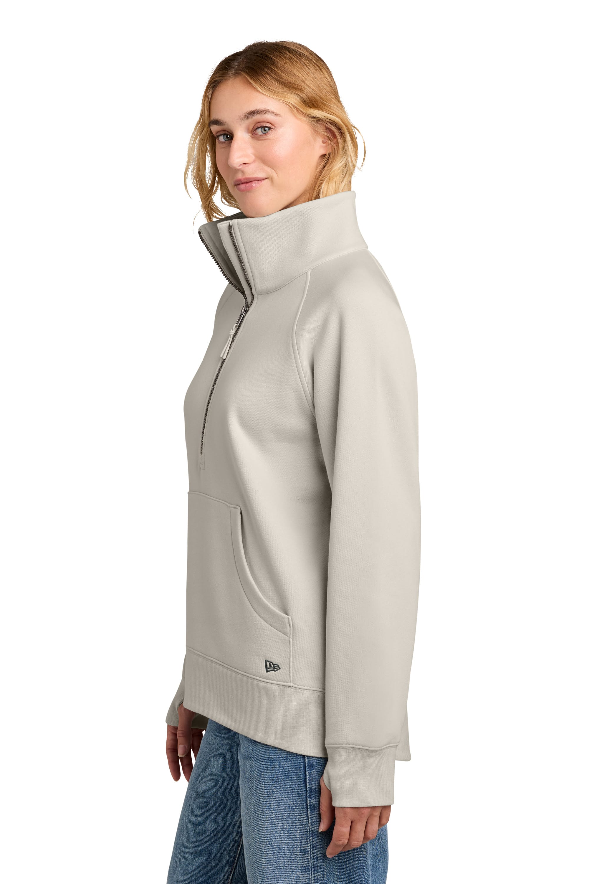 Women's Heritage Fleece Half-Zip | Cozy Polish | New Era
