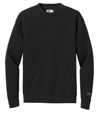 New Era Sweatshirts XS / Black New Era - Men's Heritage Fleece Pocket Crew