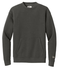 New Era Sweatshirts XS / Graphite New Era - Men's Heritage Fleece Pocket Crew