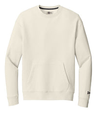New Era Sweatshirts XS / Soft Beige New Era - Men's Heritage Fleece Pocket Crew