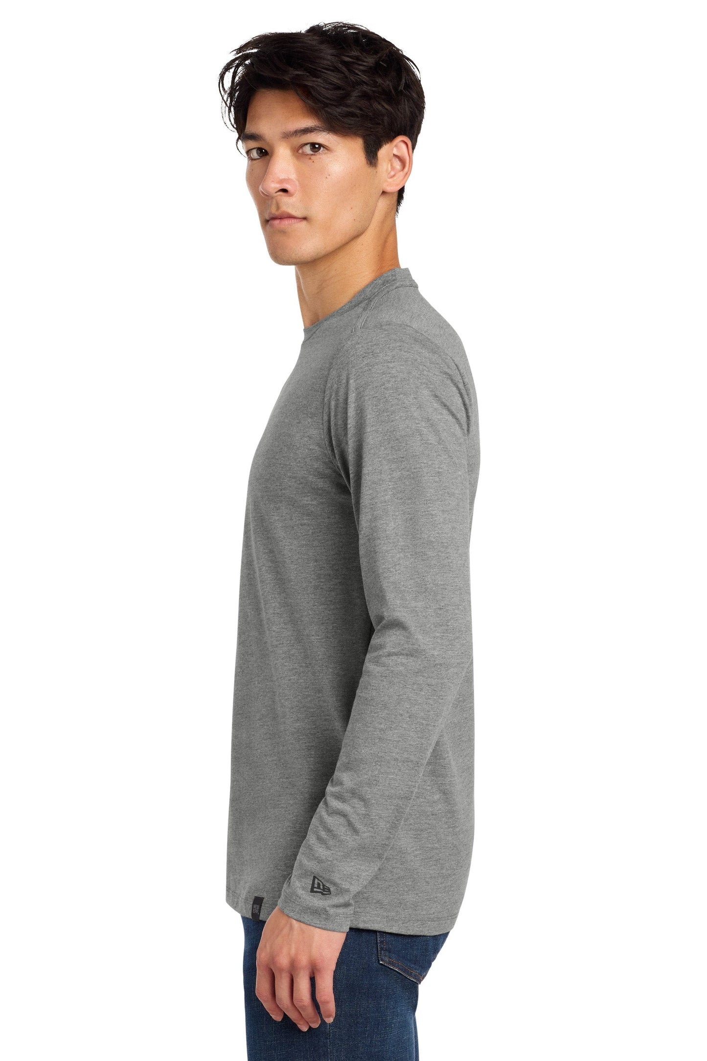 New Era T-Shirts New Era - Men's Heritage Blend Long Sleeve Crew Tee