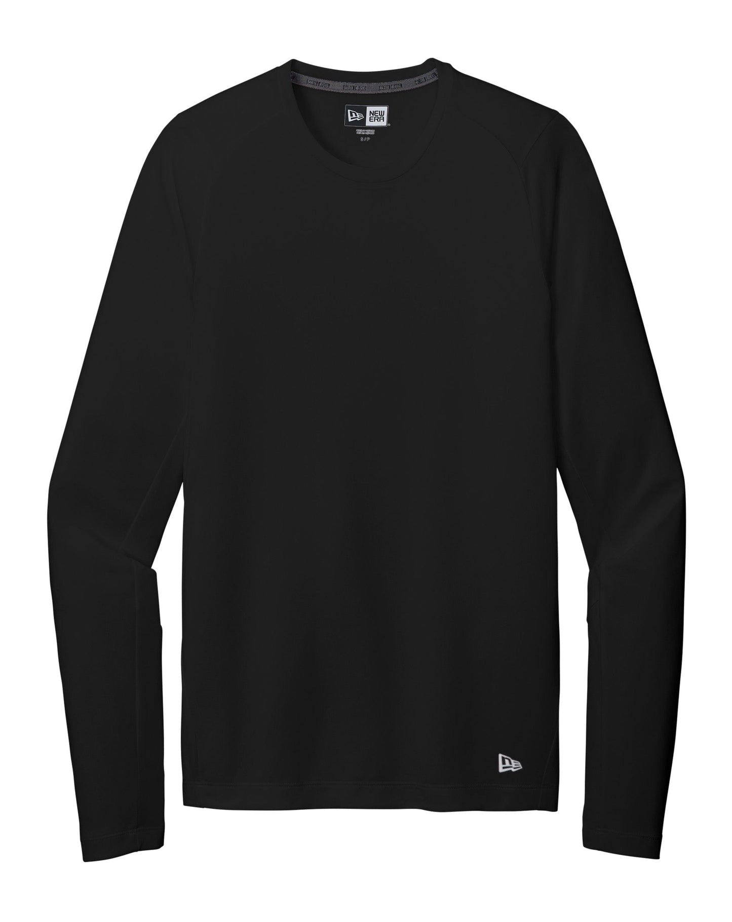 New Era T-Shirts XS / Black Solid New Era - Men's Tri-Blend Long Sleeve Crew