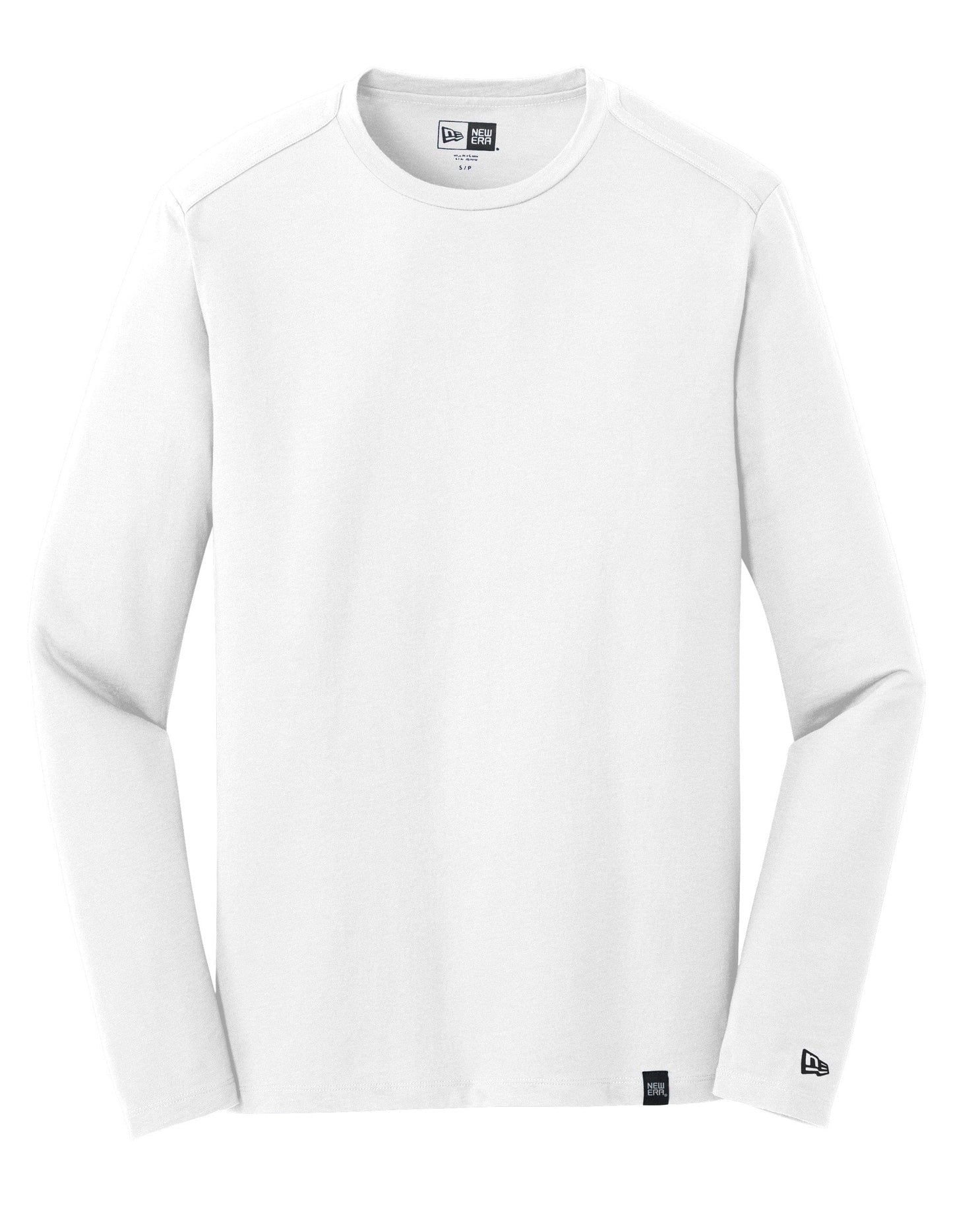 New Era T-Shirts XS / White New Era - Men's Heritage Blend Long Sleeve Crew Tee
