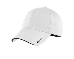 Nike Headwear S/M / White/Black Nike - Dri-FIT Mesh Swoosh Flex Sandwich Cap