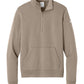 Nike Layering S / Khaki Nike - Women's Club Fleece Sleeve Swoosh 1/2-Zip