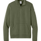 Nike Layering S / Medium Olive Nike - Women's Club Fleece Sleeve Swoosh 1/2-Zip