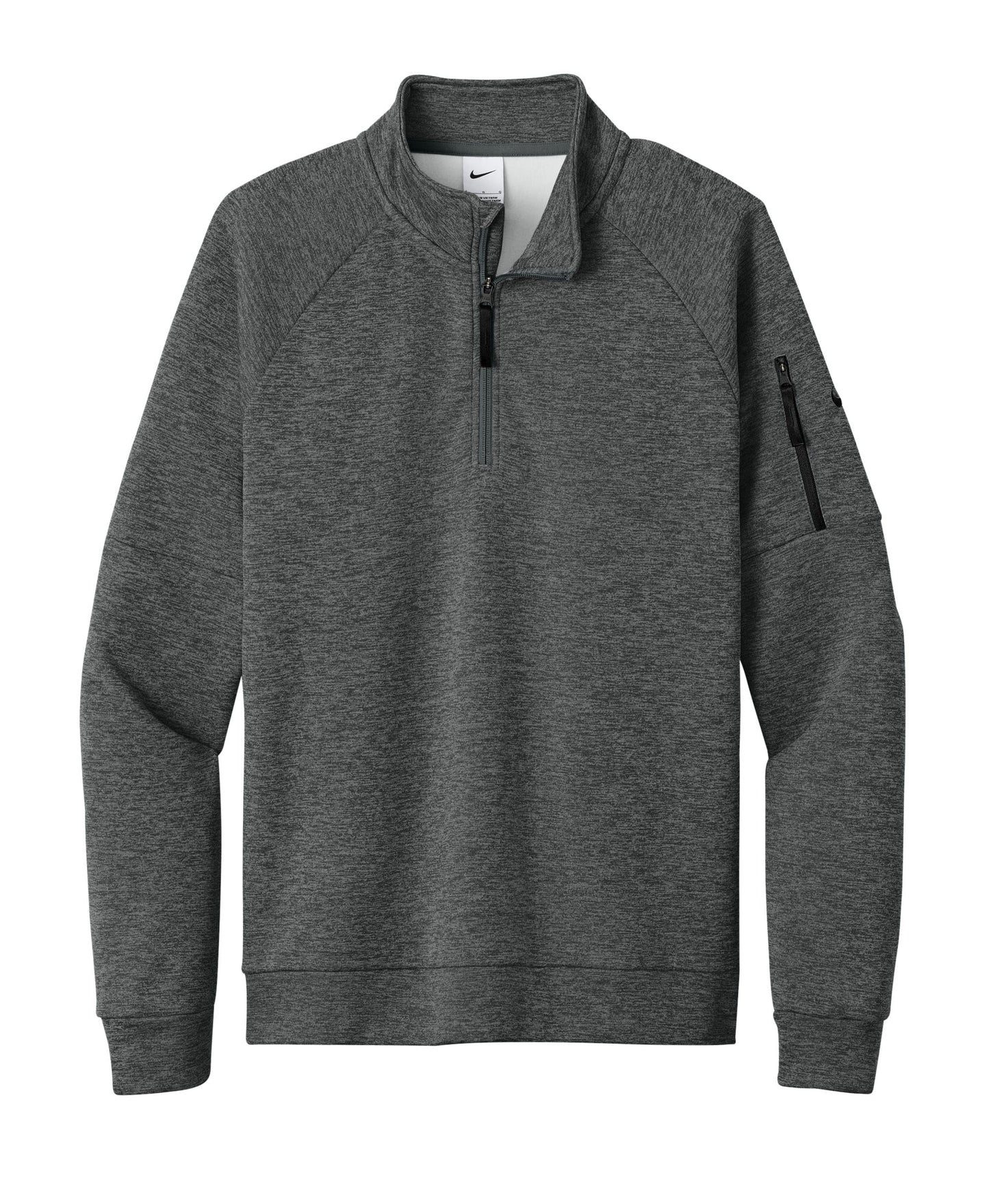 Nike Layering XS / Charcoal Heather Nike - Men's Therma-FIT Pocket 1/4-Zip