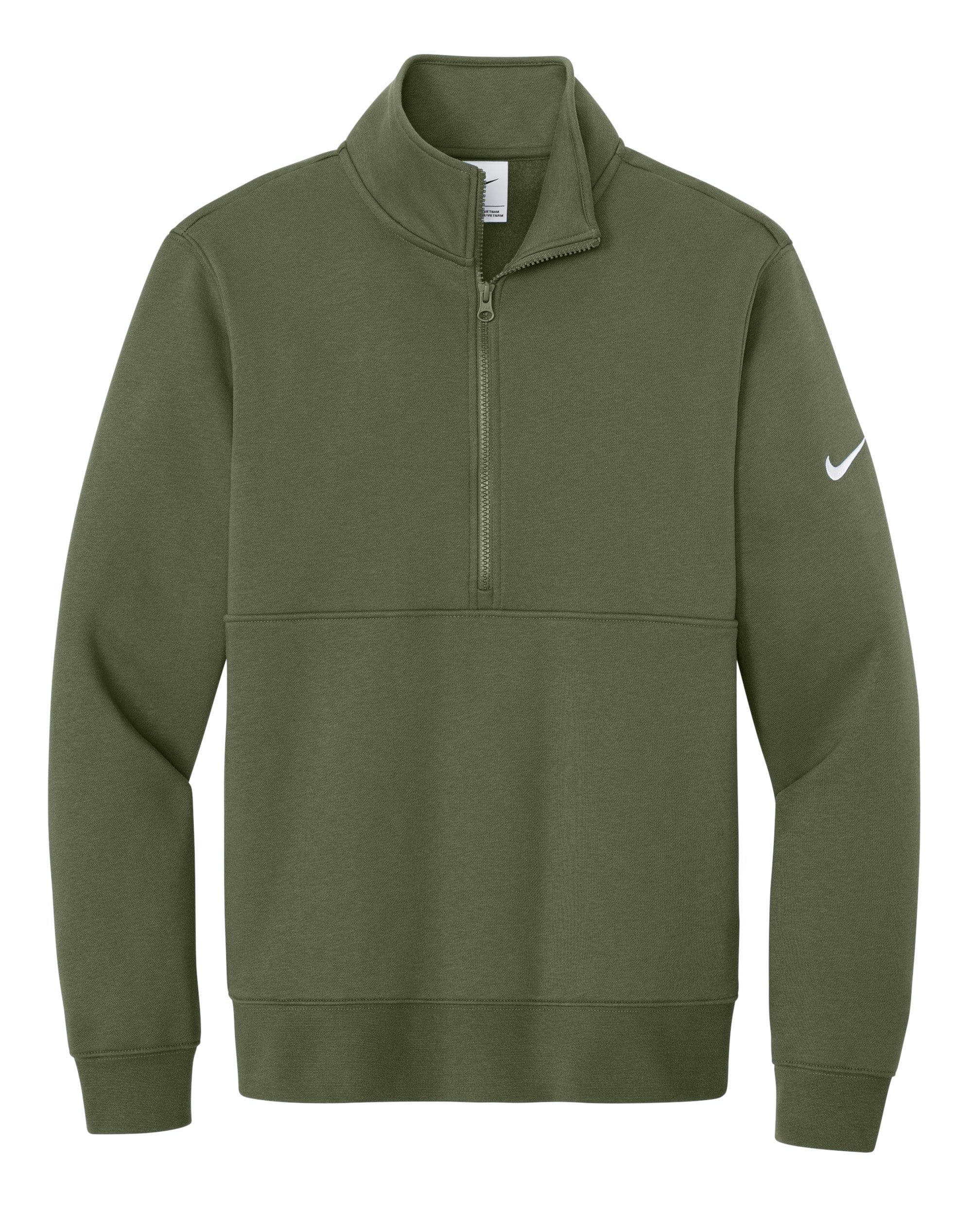 Club Fleece Half-Zip | Embroidery-Ready Layering | Nike